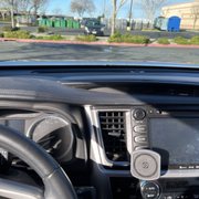 Dashboard and screens were not wiped down