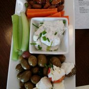 Small antipasto plate ($9) was great