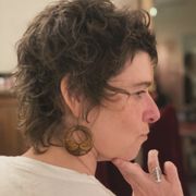 Curly hair razor shag