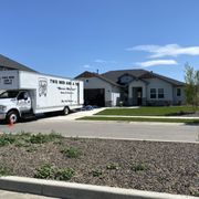 Unloading at our new home!