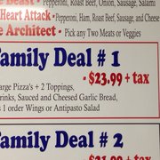 Mountain Mike's won't beat this value--two pizzas and wings and bread and six sodas!!  $23?!!!!!  Deal of the century!!!