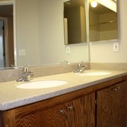 2 bedrooms have double sinks in the bathroom