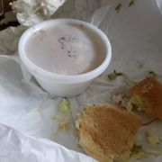 Had to throw all this bread away because it was so tough and it was only a 6"
