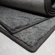 a rolled up rug