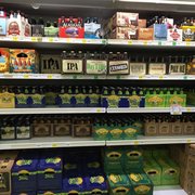 Moderate selection of micro beers