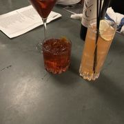 Our pre-dinner cocktails!
