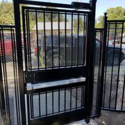 ADA Security Gate with Panic Bar Hardware, and Hydraulic Gate/Door Closer