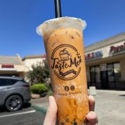 Thai tornado 1/2 sweet with brown sugar boba