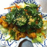 Crispy Basil Calamari