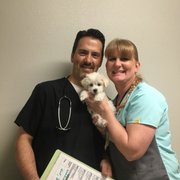 Dr Bettencourt and his wife, Wendy with my puppy