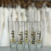 The perfect toasting glass for the bride in your life!