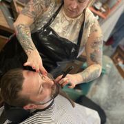 Looking for a hot towel shave?