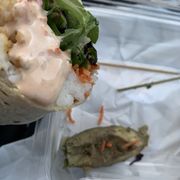 London Fusion Wrap, really disappointed. Just look at that avocado.
