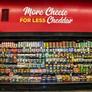 more cheese for less cheddar