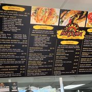 New menu