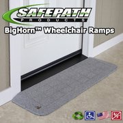 BigHorn Threshold ramps are perfect for homeowners. Lightweight, easy to install in minutes. Special material will form to your sub straight