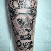 Lioness tattoo