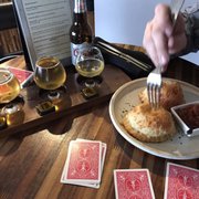 Flight and calzones.