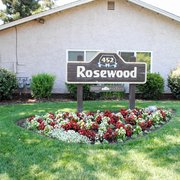 Exterior of Rosewood Apartments
