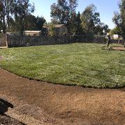 a man mowing the lawn