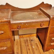 Before and after photos of a restoration project.
