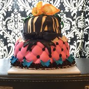 My first cake. Never have I made anything like this in my life.