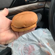 This is what the double cheeseburger really looks like! LOL.
