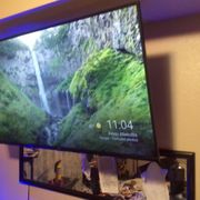 Wall mounted TV