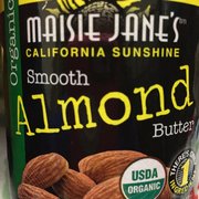 Organic Smooth Almond Butter, $16.99 and worth the price!!! A million times better than Peanut Butter
