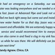 Client testimonial