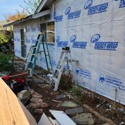 Adding house warp before siding install