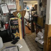 a view of the kitchen