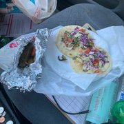 Some fish tacos .