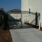 Custom double arched gates