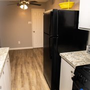 View from kitchen to dining room