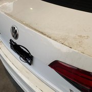 Vehicle still dirty.