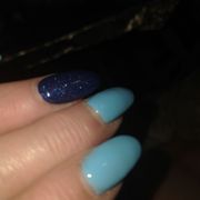 My nails which were not what I paid for!