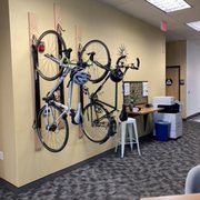 Indoor bicycle parking