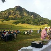 Outdoor Catering at the base of the Sutter Butte Mountains