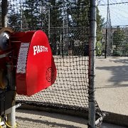 New Fast Pitch Softball machine - cage #1, April 29th, 2016