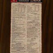 Their menu!!