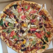 Vegi-Saurus pizza