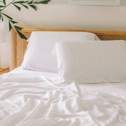 Organic Cotton sheet set in white
