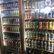 Awesome selection of energy drinks