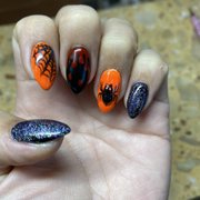 Halloween nails art by Anvo