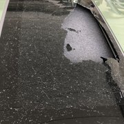 Sunroof exploded spontaneously like a shotgun blast while driving down the freeway. Chuck Patterson wouldn't even look at it.