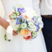 One of our recent bridal bouquets