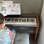 4 year old student! Colors and hands-on activities are great for training pattern recognition and creating immediate results