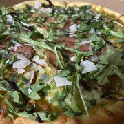 Arugula, prosciutto, basil, and balsamic