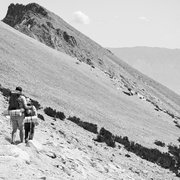 Coming down from Kearsarge Pass. Inyo National Forest, CA, USA.
